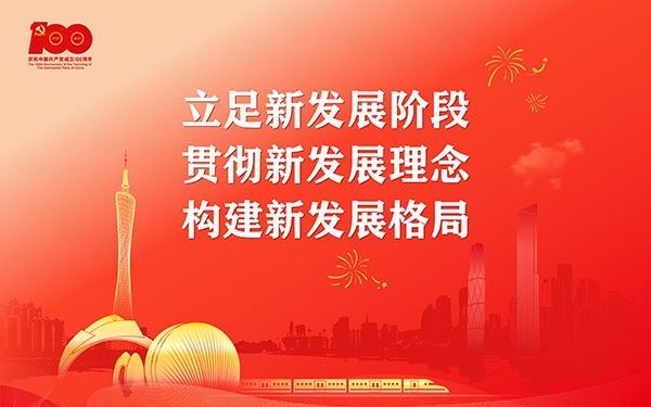 庆祝中国共产党成立100周年宣传画